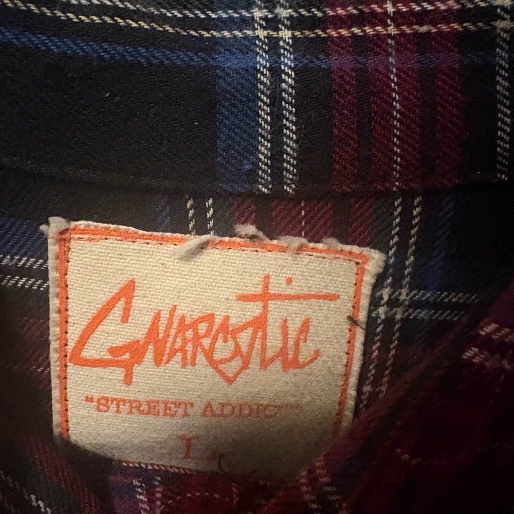 Gnarcotic multi pattern flannel - image 3